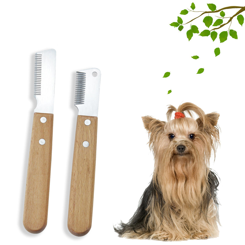 Hair Plucking Knife Pet Comb And Shaver West Highland Bull Terrier Schnauzer Terrier Dog Grooming Tools Pet Supplies