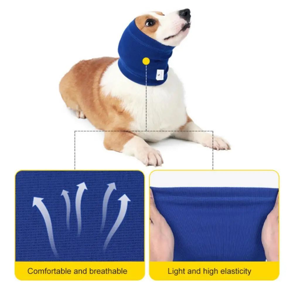 Pet Bath Comfortable Adjustable Anxiety Relief Earmuff For Dogs Noise Cancel Pet Grooming Top-rated Warm Headband Sleek Design